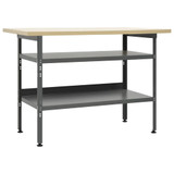 Radni stol sivi 120 x 60 x 85 cm čelični
