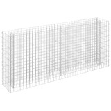 Gabionska sadilica od pocinčanog čelika 180 x 30 x 90 cm Gabionska sadilica od pocinčanog čelika 180 x 30 x 90 cm