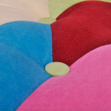 Francuske stolice od tkanine 2 kom patchwork dizajn Francuske stolice od tkanine 2 kom patchwork dizajn