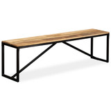 Klupa od masivnog drva manga 160x35x45 cm Klupa od masivnog drva manga 160x35x45 cm