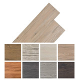 Samoljepljive podne obloge PVC 5,02 m² 2 mm hrastovina smeđe