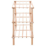 Stalak za cipele s 3 razine od masivne jelovine