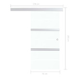 Klizna vrata od stakla ESG i aluminija 76 x 205 cm