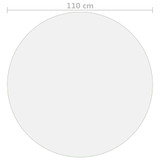 Zaštita za stol prozirna Ø 110 cm 2 mm PVC
