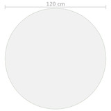 Zaštita za stol mat Ø 120 cm 2 mm PVC