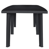 Vrtni stol antracit boje 216 x 90 x 72 cm plastični Vrtni stol antracit boje 216 x 90 x 72 cm plastični