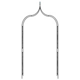 Vrtni luk tamnozeleni 120 x 38 x 258 cm željezni