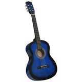 8-dijelni početnički set klasične gitare za djecu plavi 3/4 36" 8-dijelni početnički set klasične gitare za djecu plavi 3/4 36"