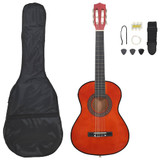 8-dijelni početnički set klasične gitare za djecu 1/2 34" 8-dijelni početnički set klasične gitare za djecu 1/2 34"