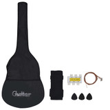 8-dijelni set klasične gitare za početnike crni 1/2 34" 8-dijelni set klasične gitare za početnike crni 1/2 34"