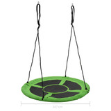 Ljuljačka 110 cm 100 kg zelena