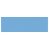 Luksuzni umivaonik mat svjetloplavi 41 x 30 x 12 cm keramički