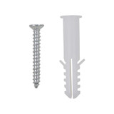 Zidna ogledala 2 kom 40 cm okrugla staklena