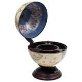 Stolni stalak za vino u obliku globusa drvo eukaliptusa zeleni