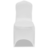 Navlake za stolice rastezljive bijele 24 kom