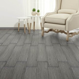 Samoljepljive podne obloge PVC 5,02 m² 2 mm tamno sive