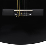 Klasična gitara za početnike i djecu crna 3/4 36" Klasična gitara za početnike i djecu crna 3/4 36"