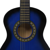 Klasična gitara za početnike i djecu plava 1/2 34" Klasična gitara za početnike i djecu plava 1/2 34"