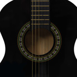 Klasična gitara za početnike i djecu crna 1/2 34" Klasična gitara za početnike i djecu crna 1/2 34"