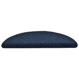 Samoljepljivi otirači za stepenice 15 kom modri 56 x 17 x 3 cm