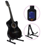 12-dijelni set klasične gitare Western sa 6 žica crni 38 " 12-dijelni set klasične gitare Western sa 6 žica crni 38 "
