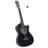 Klasična gitara Western s prorezom i 6 žica crna 38 " Klasična gitara Western s prorezom i 6 žica crna 38 "