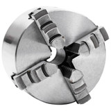 Stezna glava za tokarski stroj s 4 čeljusti 100 mm čelična