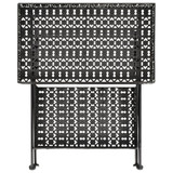 Sklopivi stolić za čaj starinski metalni 58 x 35 x 72 cm crni Sklopivi stolić za čaj starinski metalni 58 x 35 x 72 cm crni