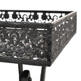Sklopivi stolić za čaj starinski metalni 58 x 35 x 72 cm crni Sklopivi stolić za čaj starinski metalni 58 x 35 x 72 cm crni