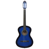 Klasična gitara za početnike s torbom plava 4/4 39 " Klasična gitara za početnike s torbom plava 4/4 39 "