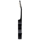 Klasična gitara za početnike i djecu s torbom crna 1/2 34 " Klasična gitara za početnike i djecu s torbom crna 1/2 34 "