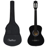 Klasična gitara za početnike s torbom crna 3/4 36 " Klasična gitara za početnike s torbom crna 3/4 36 "