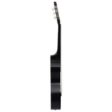 Klasična gitara za početnike s torbom crna 3/4 36 " Klasična gitara za početnike s torbom crna 3/4 36 "