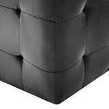 Noćni ormarići 2 kom crni 30 x 30 x 30 cm od baršunaste tkanine Noćni ormarići 2 kom crni 30 x 30 x 30 cm od baršunaste tkanine