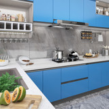 Samoljepljive folije za namještaj 2 kom azurne 500 x 90 cm PVC Samoljepljive folije za namještaj 2 kom azurne 500 x 90 cm PVC