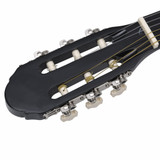 12-dijelni set gitare Western s ujednačivačem i 6 žica crni 12-dijelni set gitare Western s ujednačivačem i 6 žica crni
