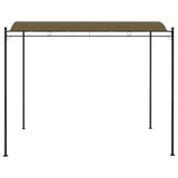 Nadstrešnica 3 x 2,5 m smeđe-siva 180 g/m²