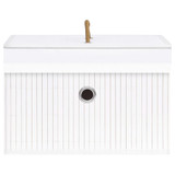 Kutije za pohranu od bambusa 4 kom bijele