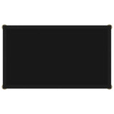 Konzolni stol crni 60 x 35 x 75 cm od kaljenog stakla