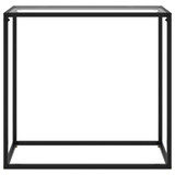 Konzolni stol prozirni 80 x 35 x 75 cm od kaljenog stakla