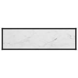 Konzolni stol bijeli 120 x 35 x 75 cm od kaljenog stakla Konzolni stol bijeli 120 x 35 x 75 cm od kaljenog stakla