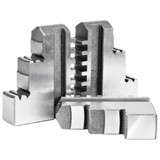 Stezna glava za tokarski stroj s 3 čeljusti 160 mm čelična