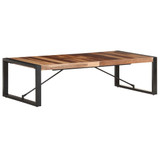 Stolić za kavu 140 x 70 x 40 cm od masivnog drva i šišama