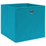 vidaXL Kutije za pohranu od netkane tkanine 10 kom 28x28x28 cm plave vidaXL Kutije za pohranu od netkane tkanine 10 kom 28x28x28 cm plave