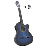 Klasična gitara Western s ujednačivačem i 6 žica plava Klasična gitara Western s ujednačivačem i 6 žica plava