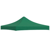 Krov za šator za zabave 3 x 3 m zeleni 270 g/m²