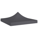 Krov za šator za zabave 2 x 2 m antracit 270 g/m² Krov za šator za zabave 2 x 2 m antracit 270 g/m²