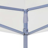 Krov za šator za zabave 2 x 2 m bijeli 270 g/m²