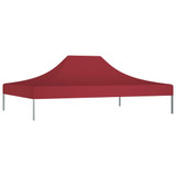 Krov za šator za zabave 4 x 3 m bordo 270 g/m²