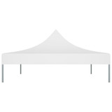 Krov za šator za zabave 4,5 x 3 m bijeli 270 g/m²